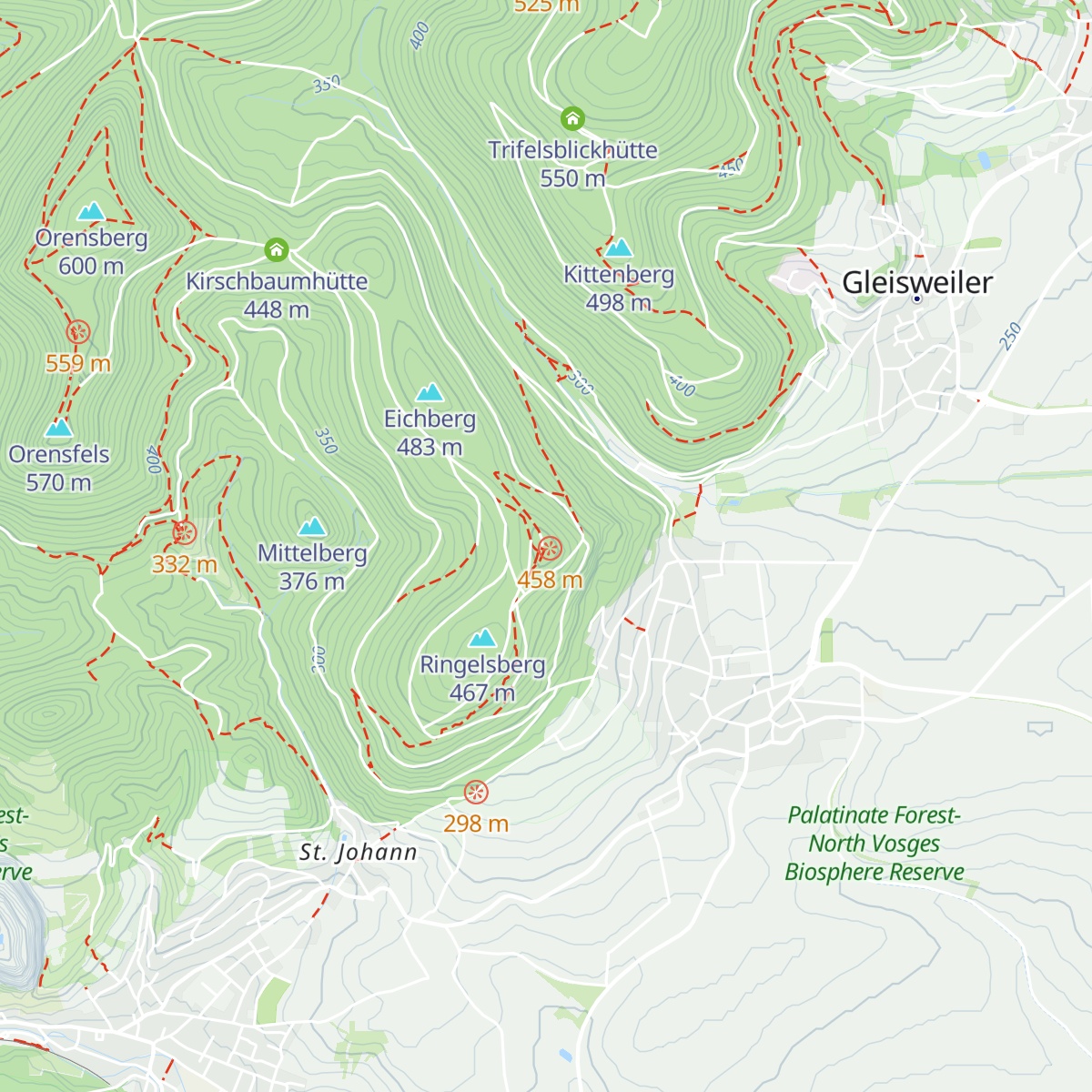 Ringelsberghütte map