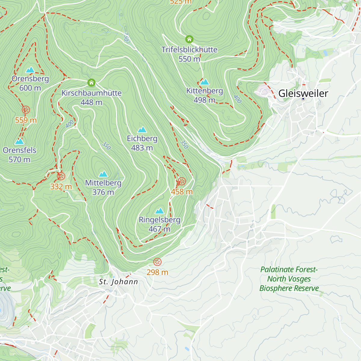 Ringelsberghütte map