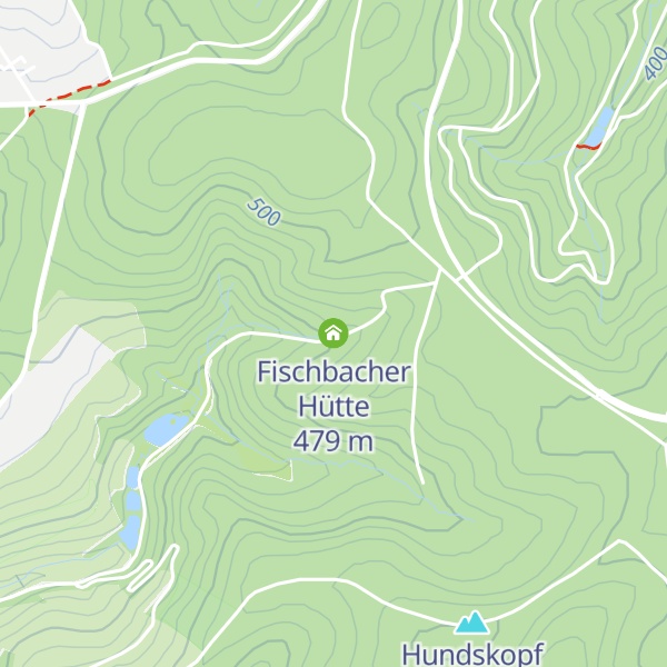 Map of Fischbacher Hütte