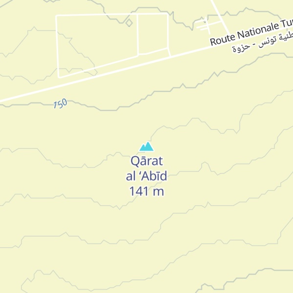 Map of Qārat al ‘Abīd