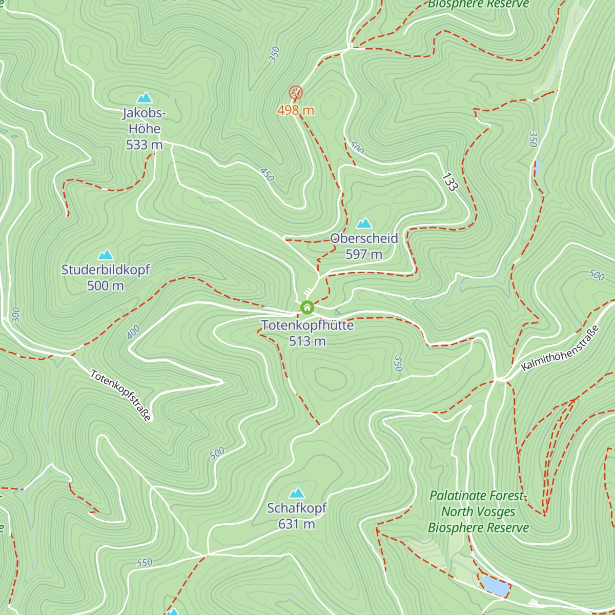 Totenkopfhütte map
