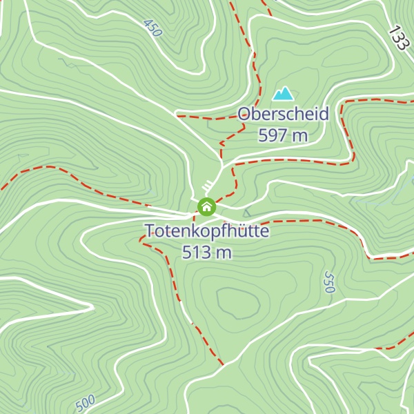 Map of Totenkopfhütte