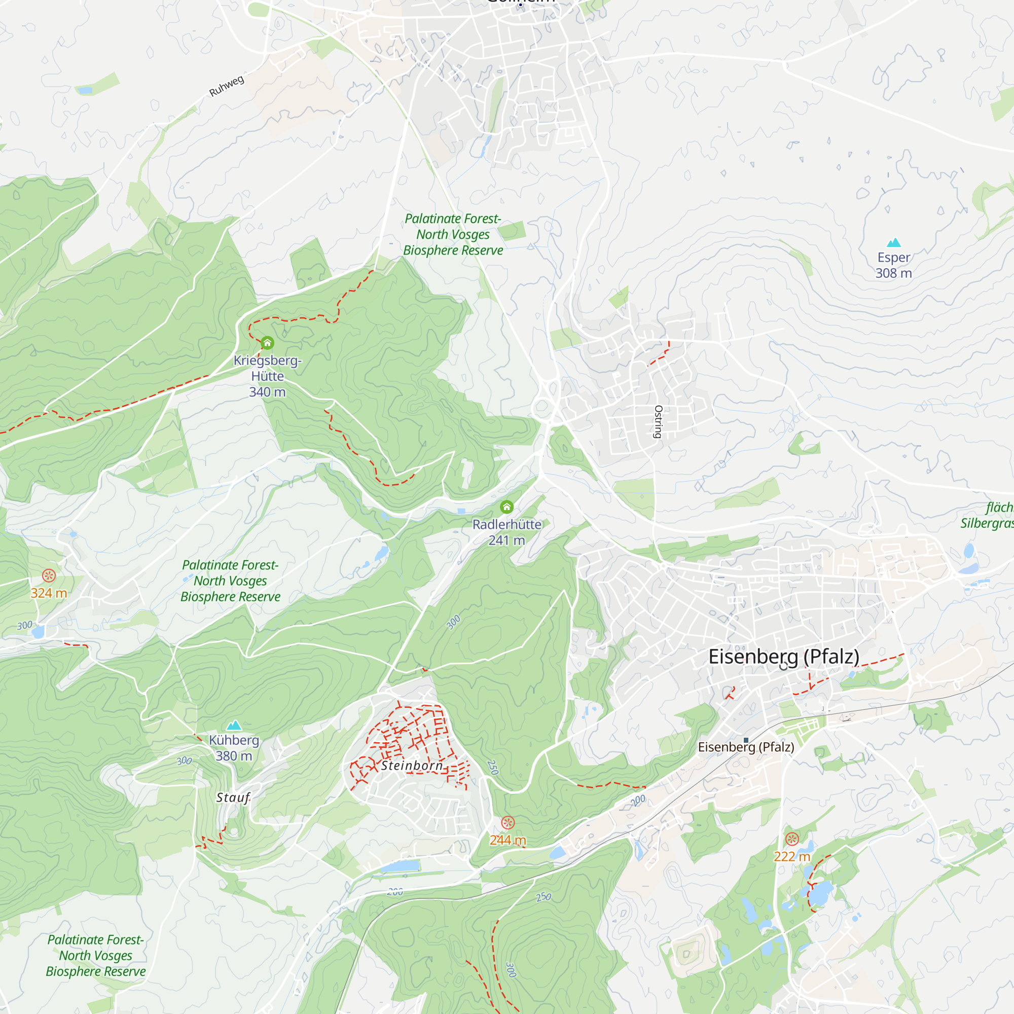 Radlerhütte map