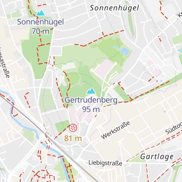 Map of Gertrudenberg