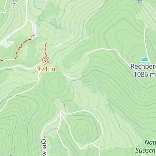 Map of Hütte am Schönengrund