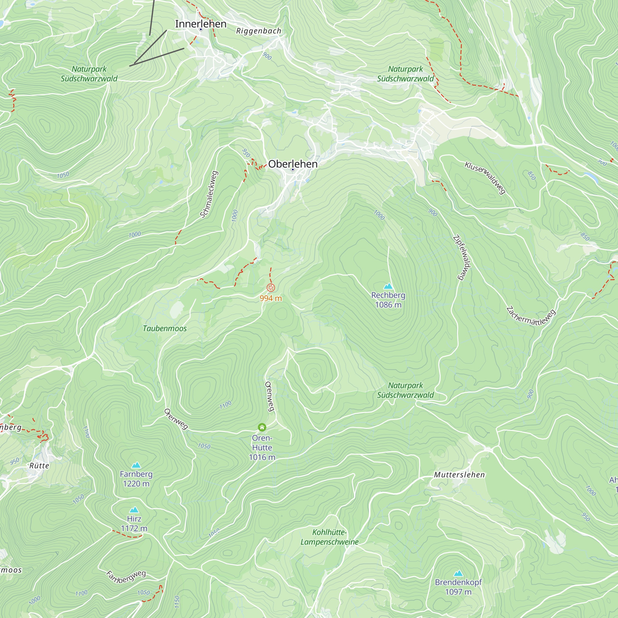 Hütte am Schönengrund map