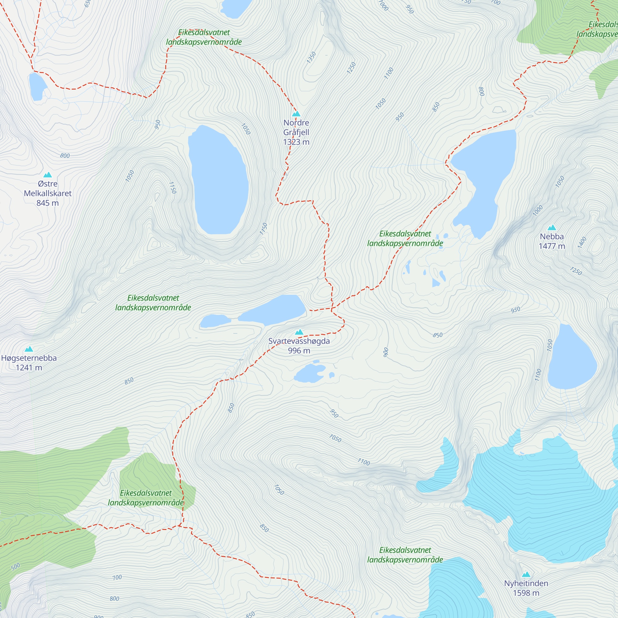 Svartvassbu map