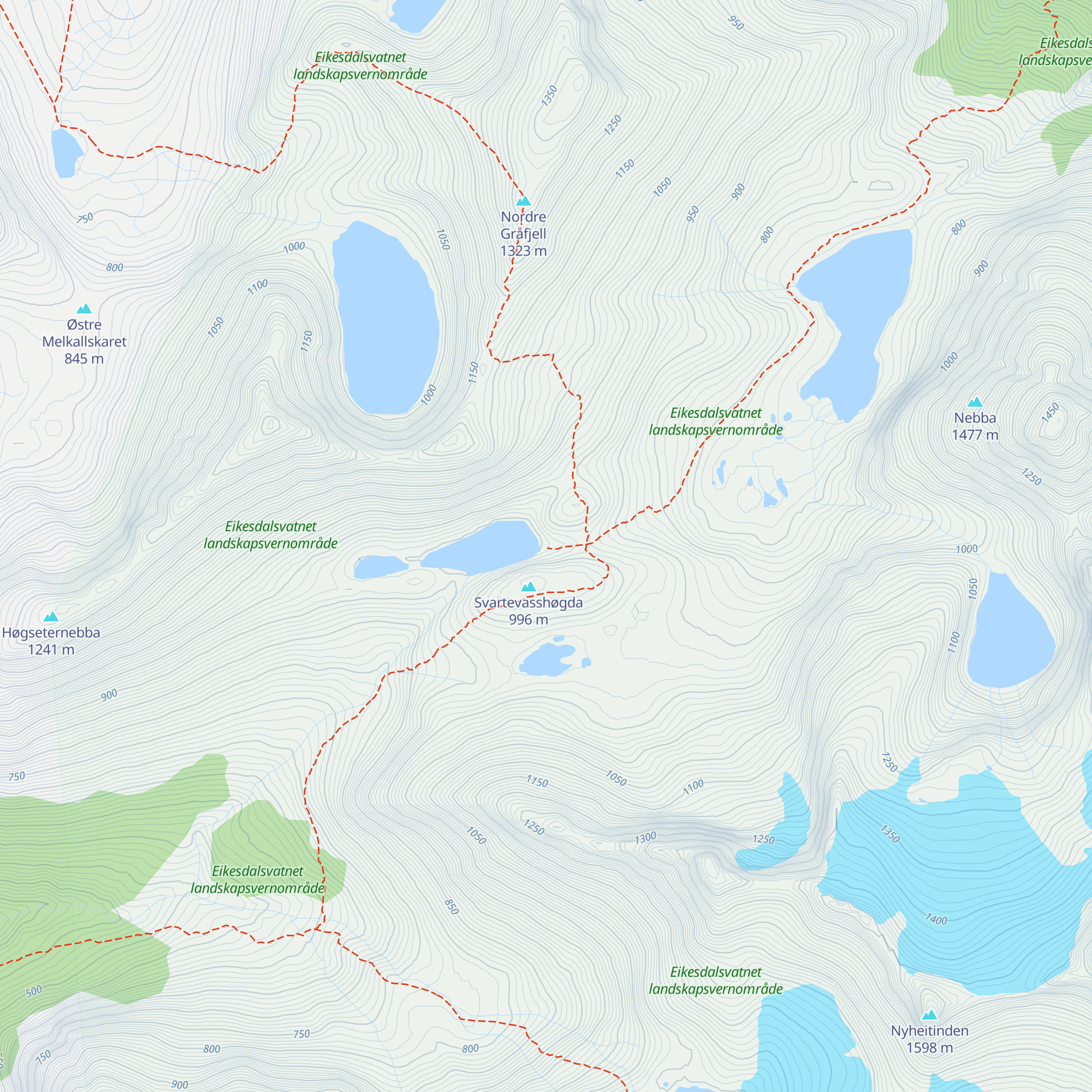 Svartvassbu map