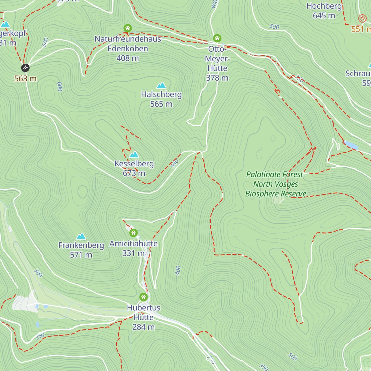 Nellohütte map