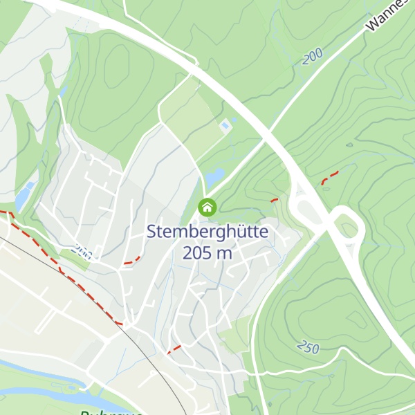 Map of Stemberghütte