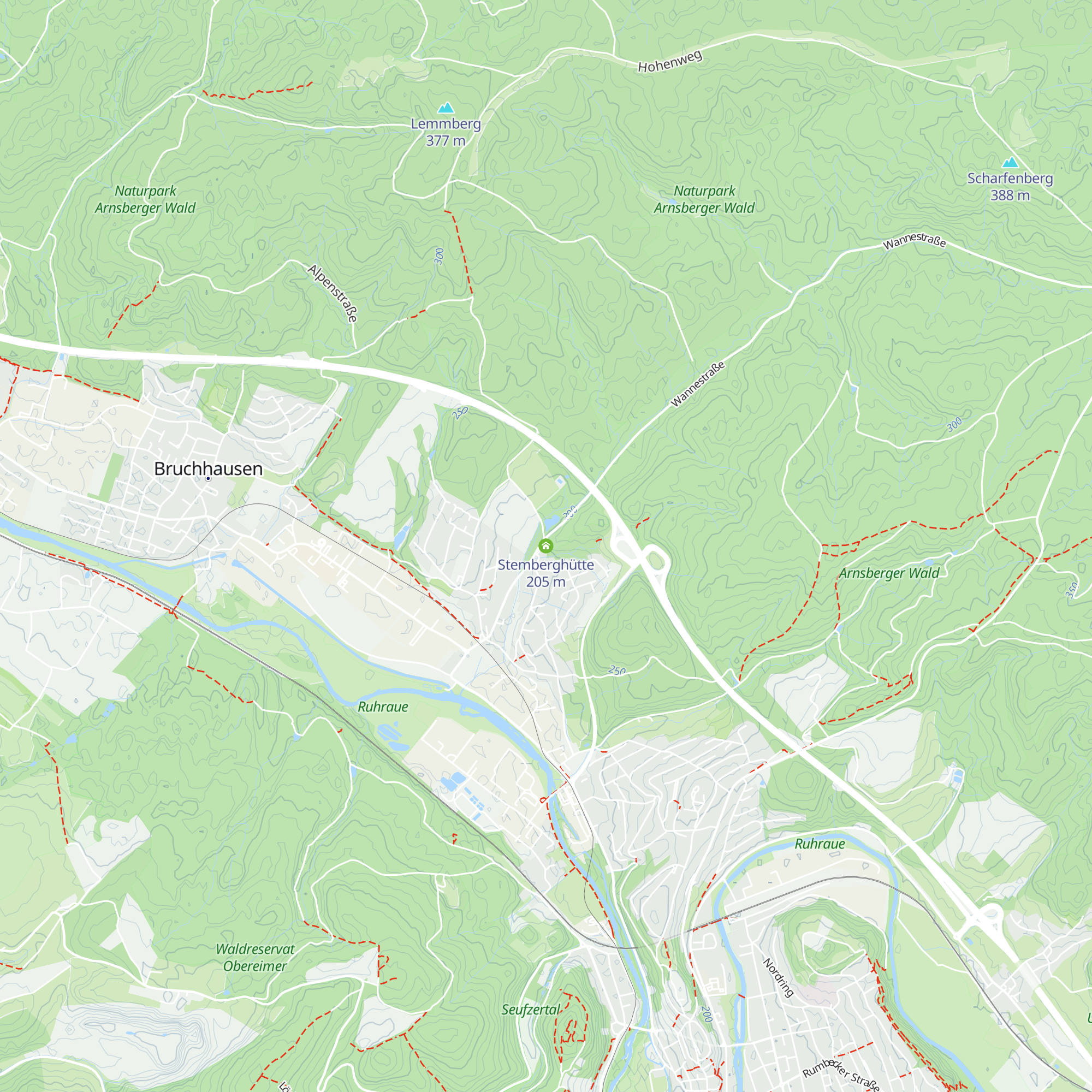 Stemberghütte map