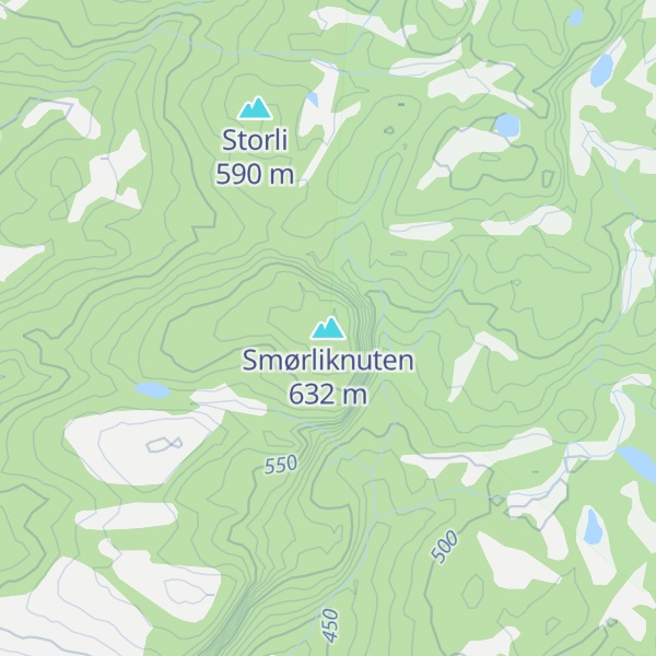 Map of Smørliknuten