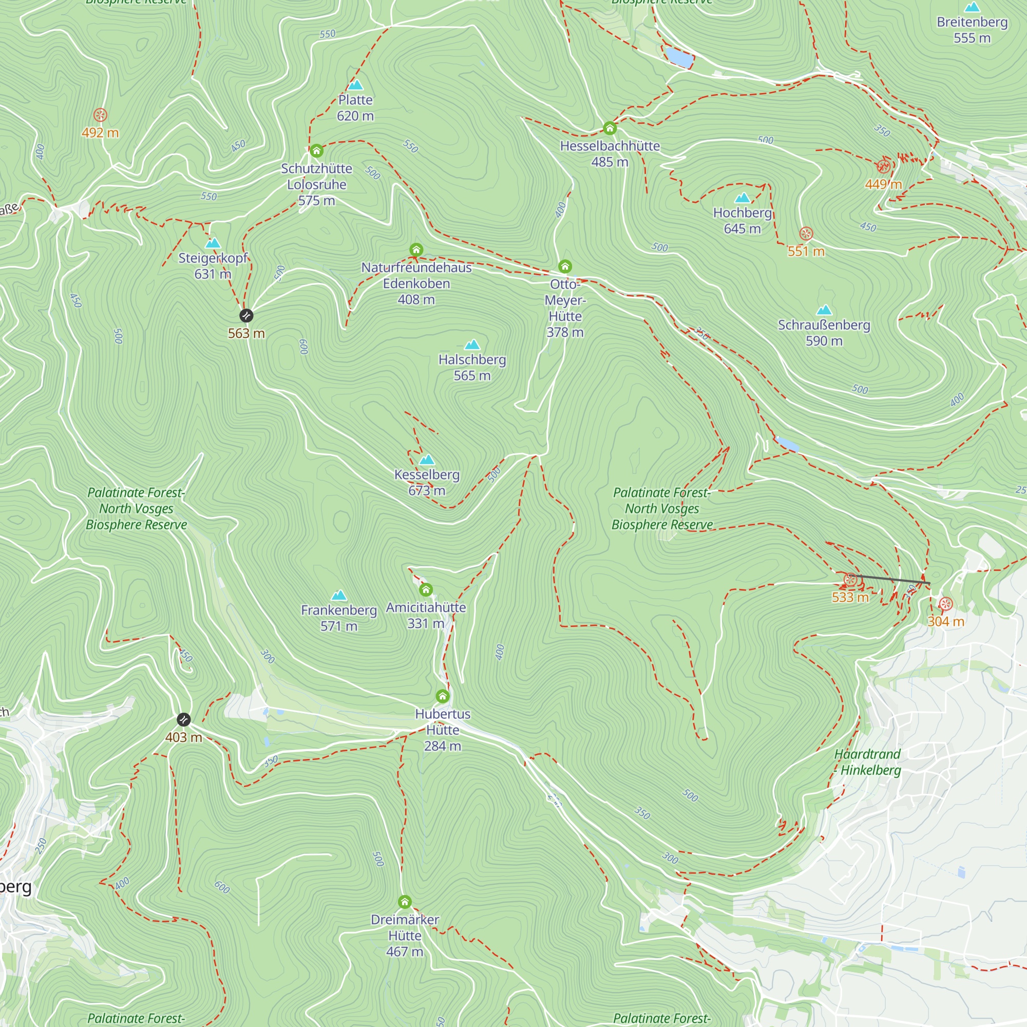 Nello-Hütte map