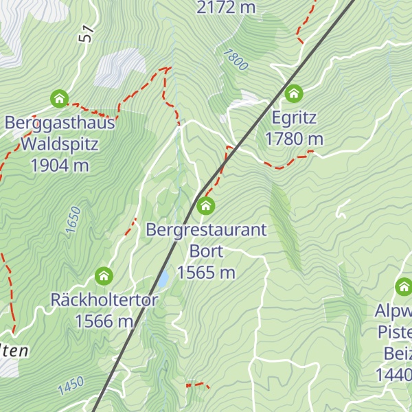 Map of Bergrestaurant Bort