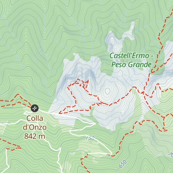 Map of Monte Castellermo