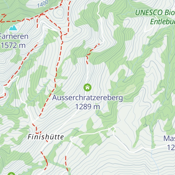Map of Ausserchratzereberg