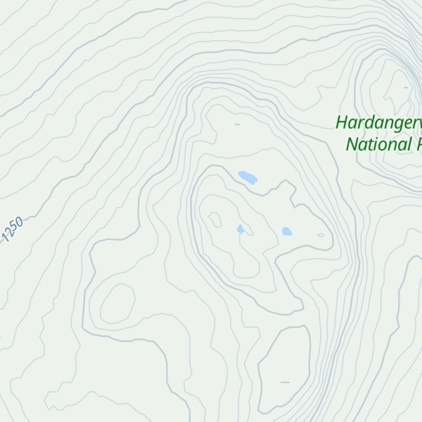 Map of Bjordalsnutan