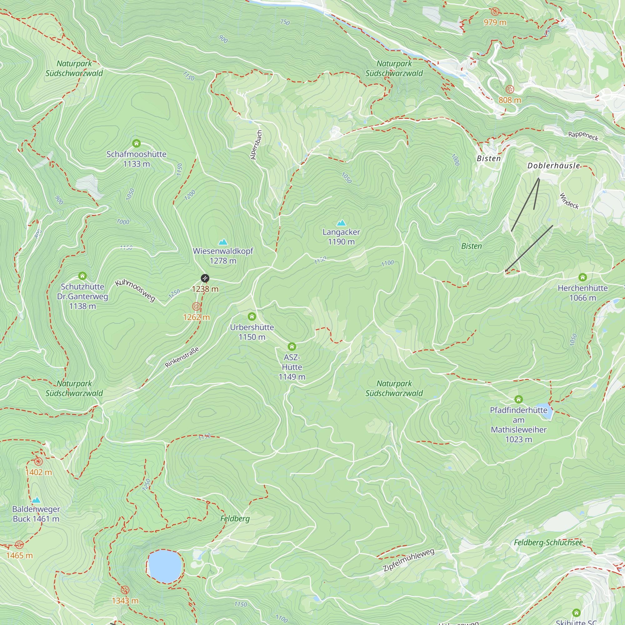 Kaspelshütte map