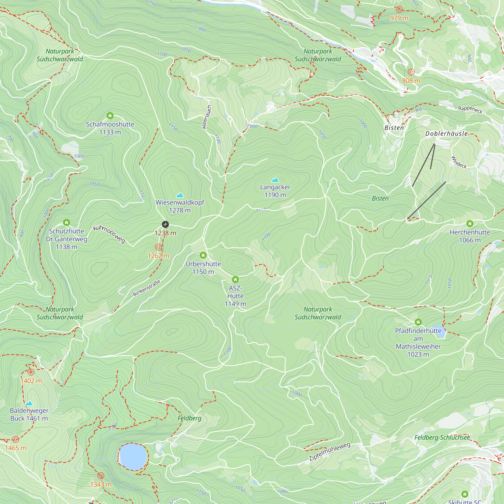 Kaspelshütte map