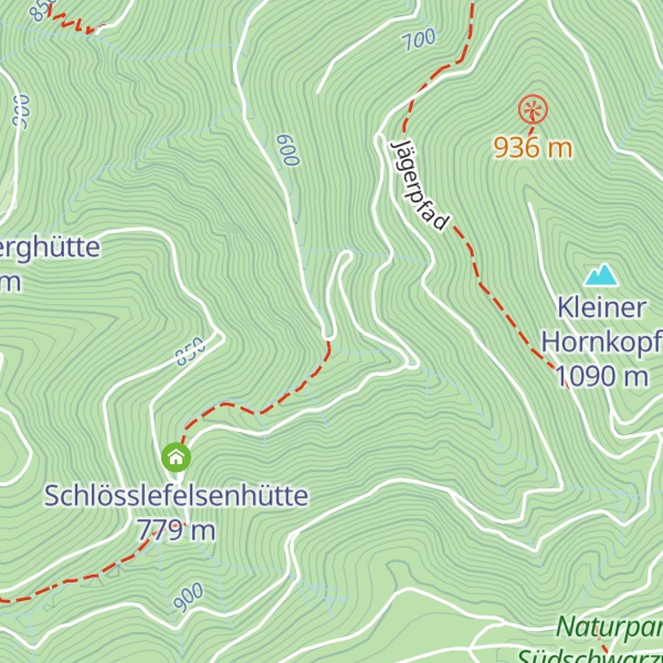 Map of Wald Heil Hütte