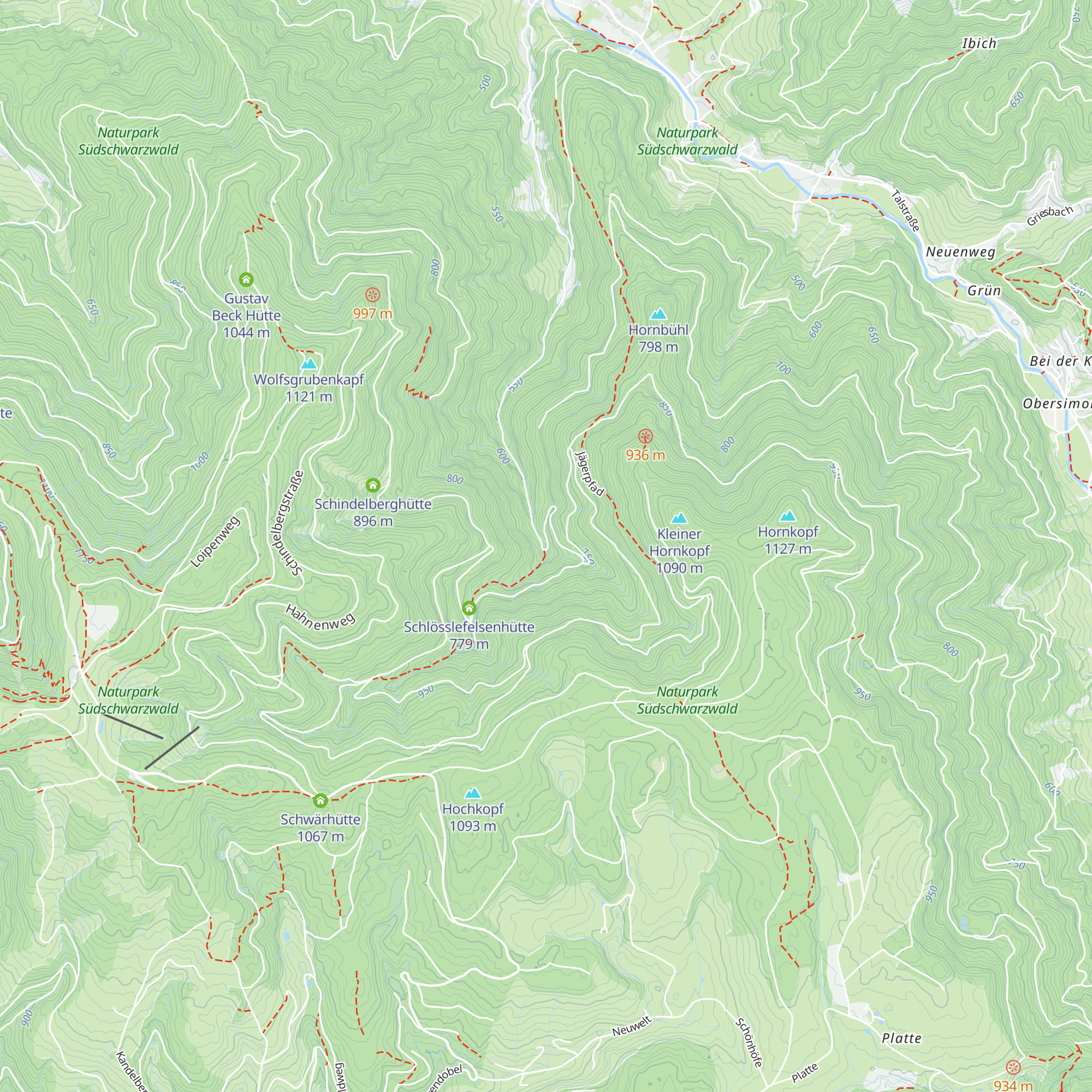 Wald Heil Hütte map