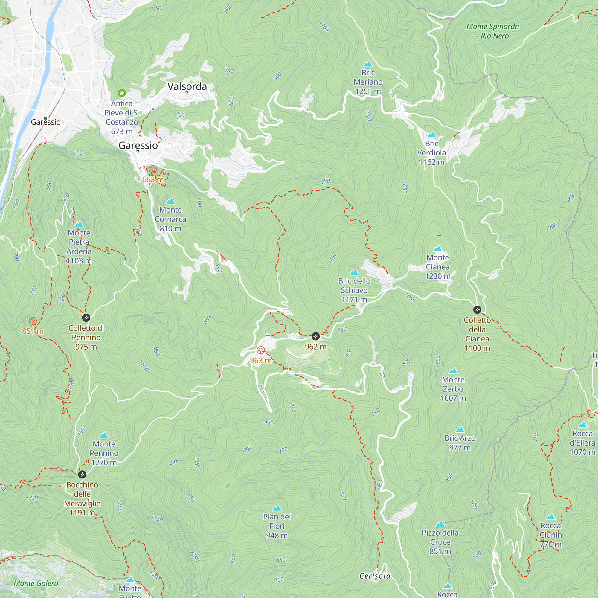 Cascina Dani map