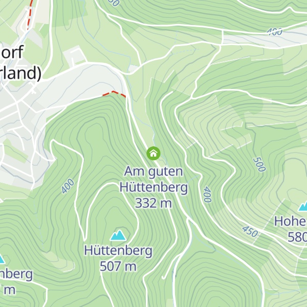 Map of Am guten Hüttenberg