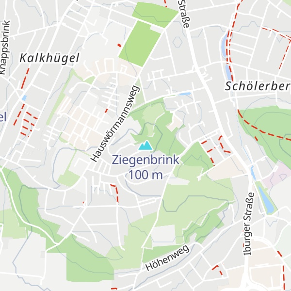 Map of Ziegenbrink