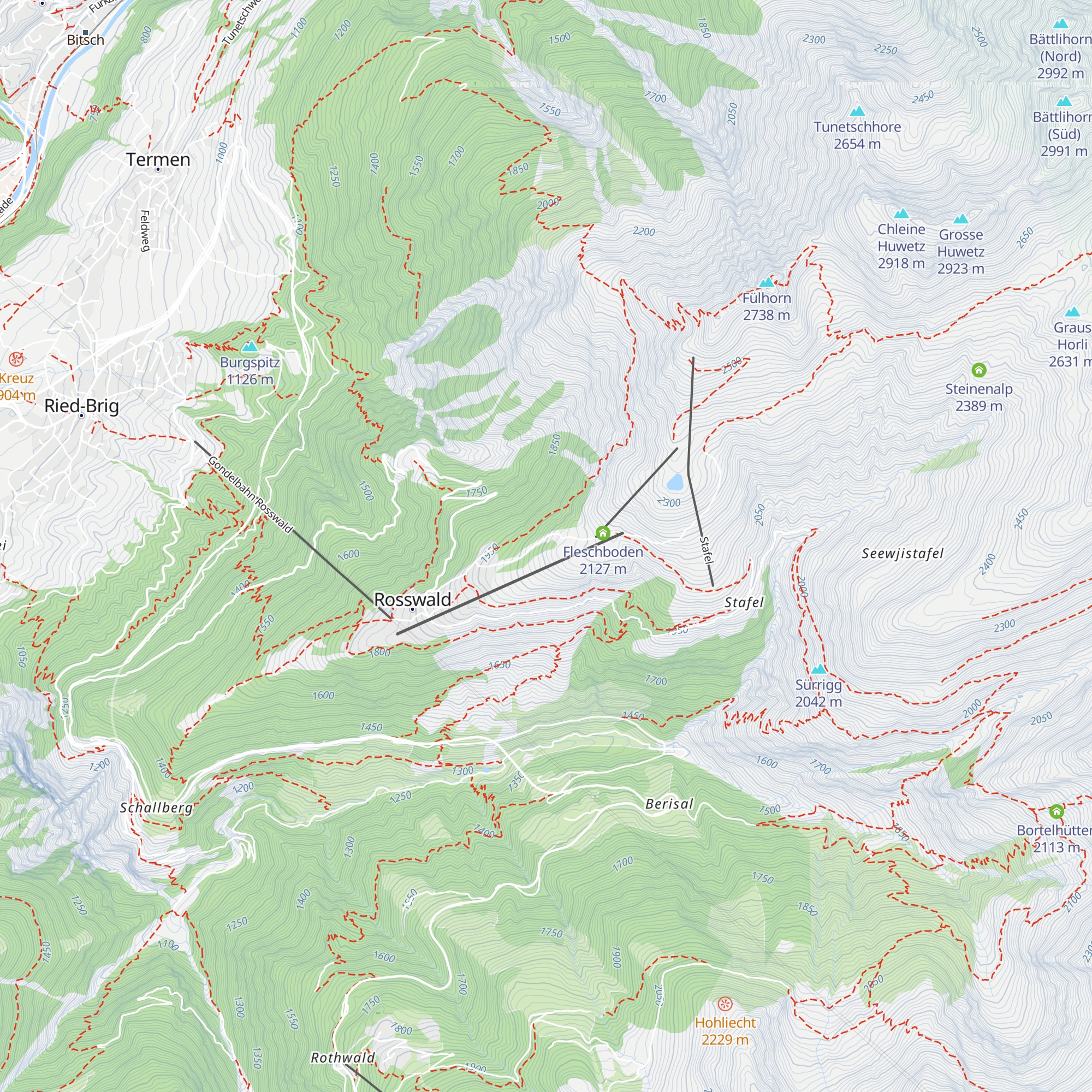 Ferienhaus Trigon map