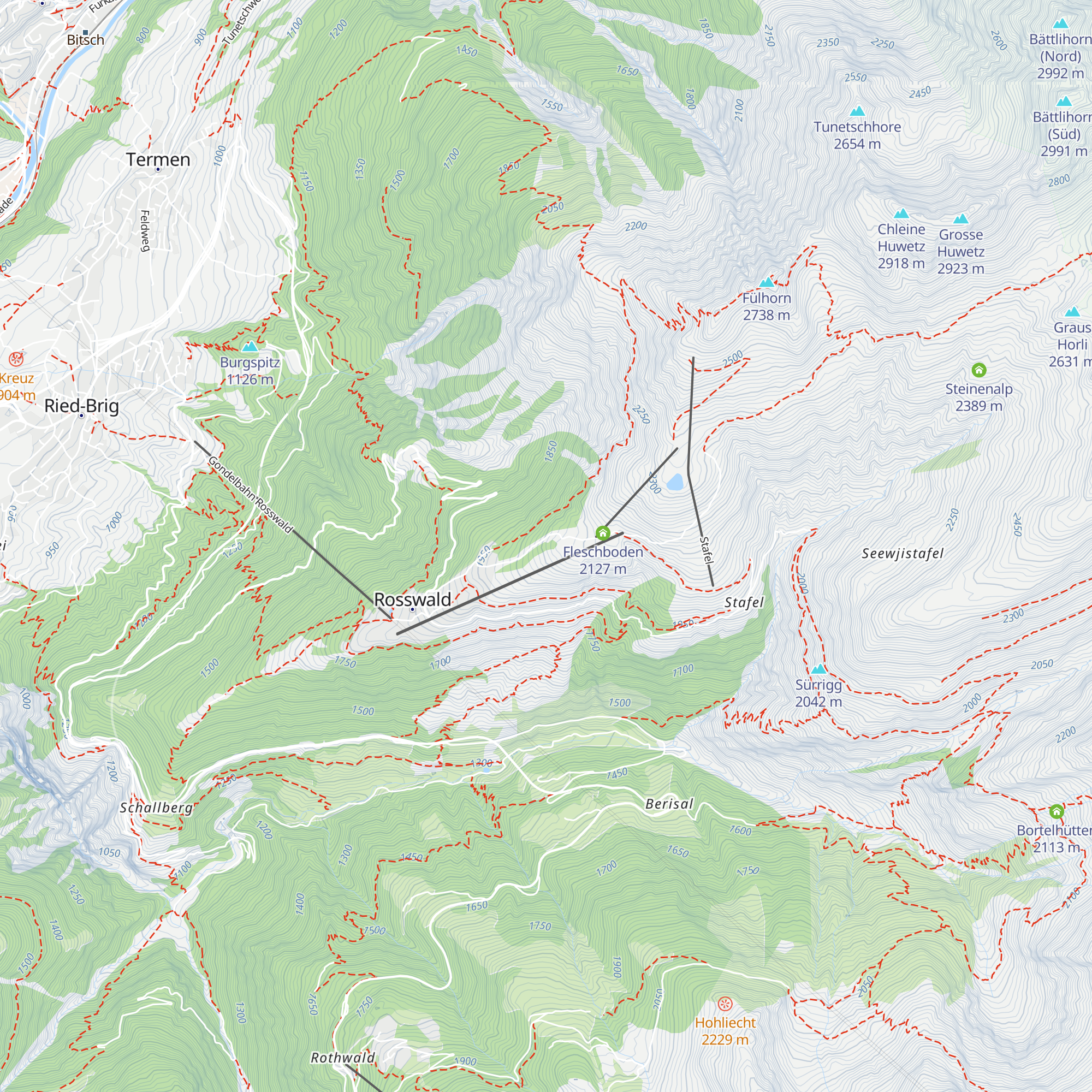 Ferienhaus Trigon map