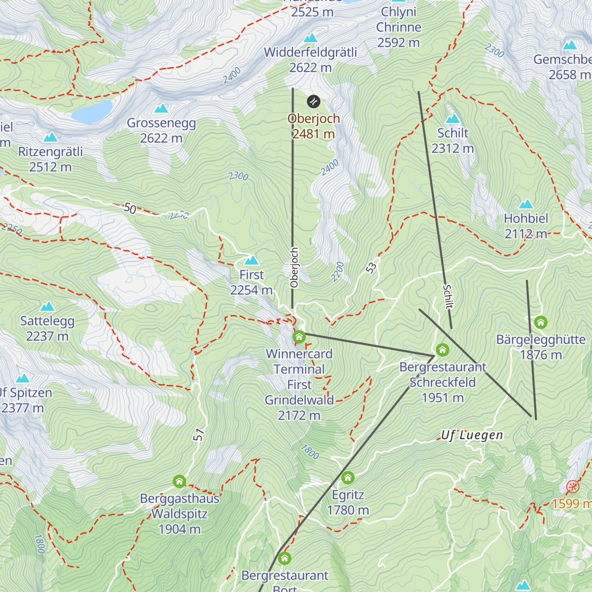 Widderfeldhitta map