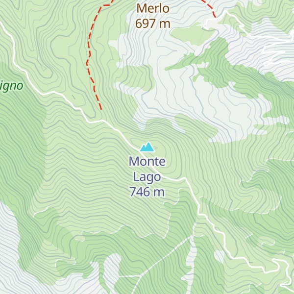 Map of Monte Lago