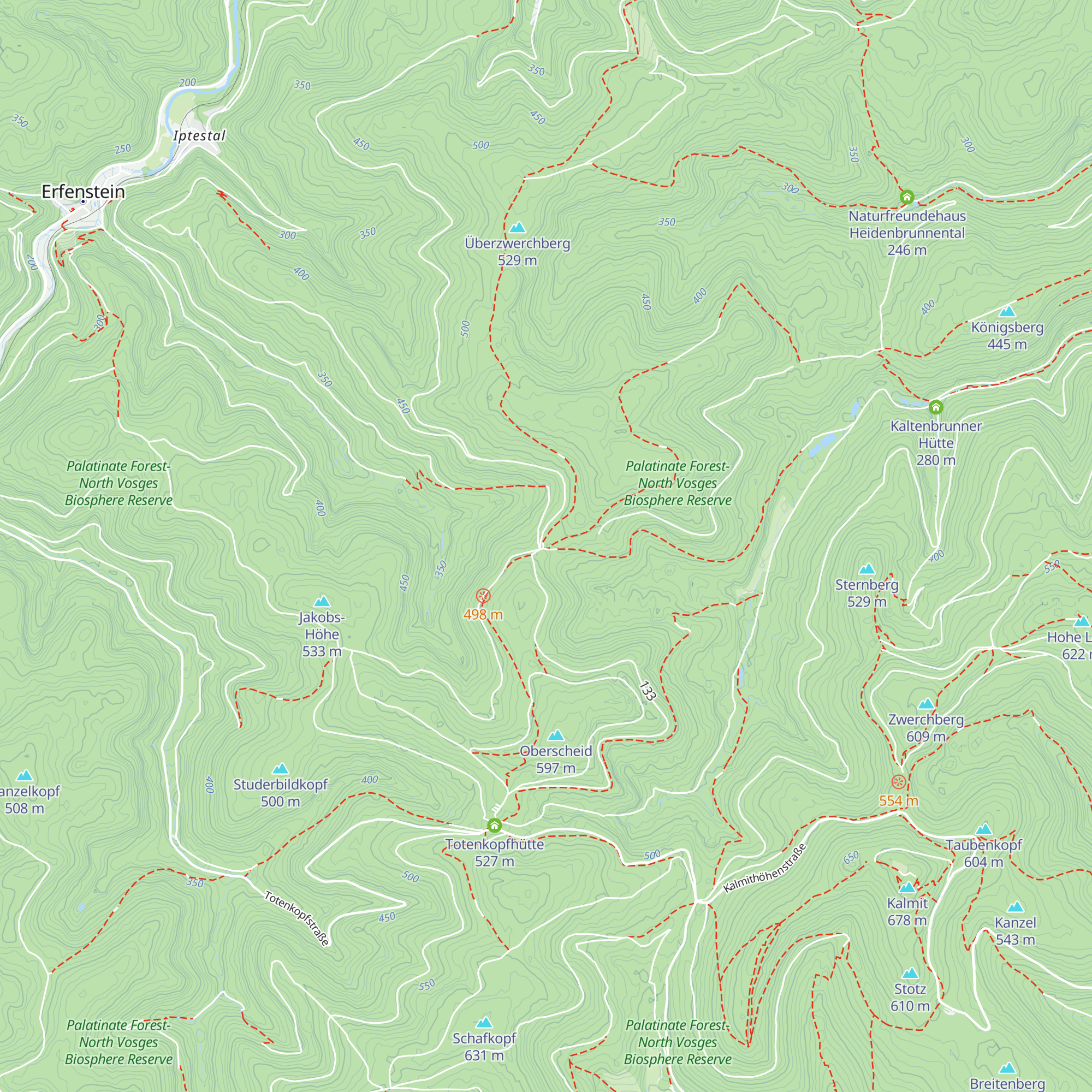Hellerhütte map