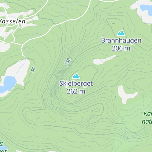 Map of Skjelberget