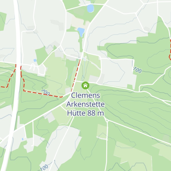 Map of Clemens Arkenstette Hütte