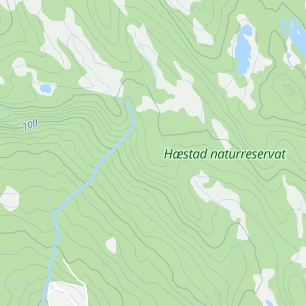 Map of Huvestadbakkane