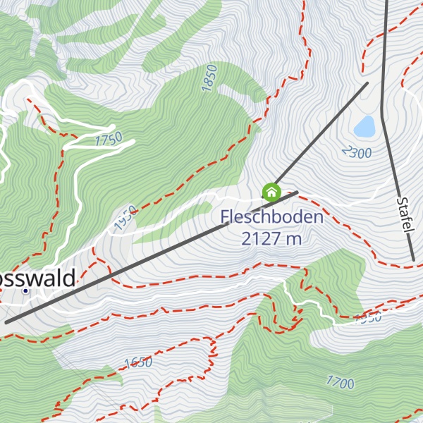 Map of Saflischhütte