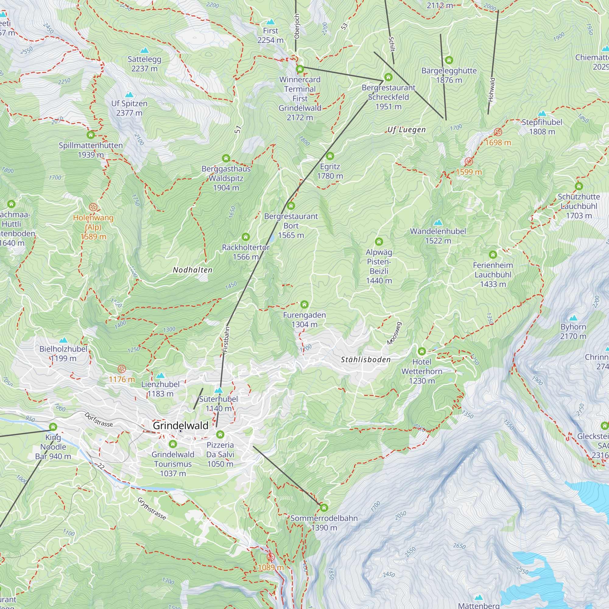 Furengaden map