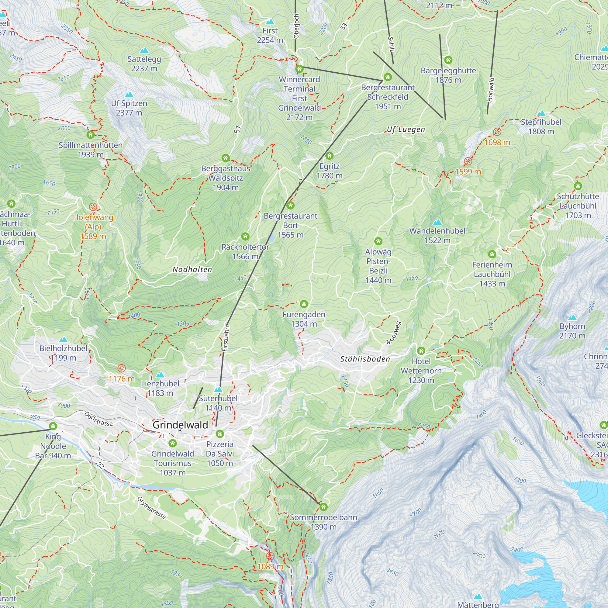 Furengaden map