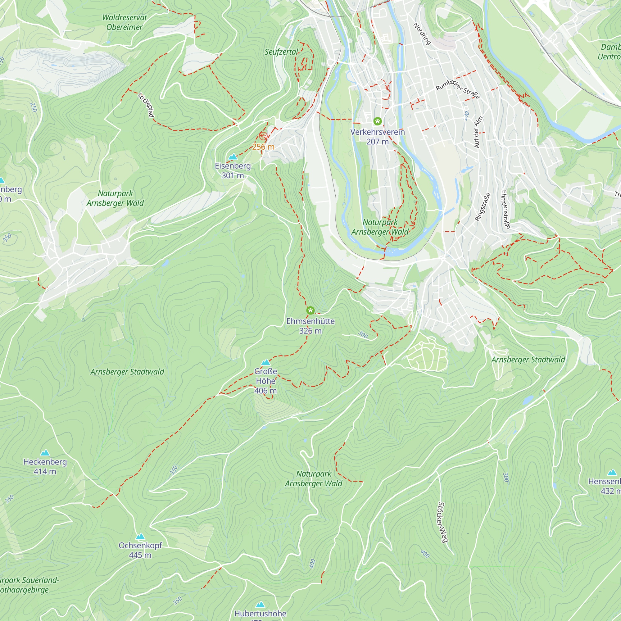 Ehmsenhütte map