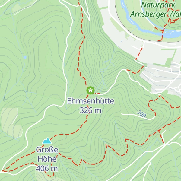 Map of Ehmsenhütte
