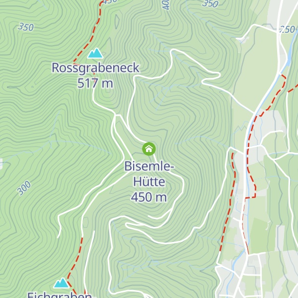 Map of Bisemle-Hütte
