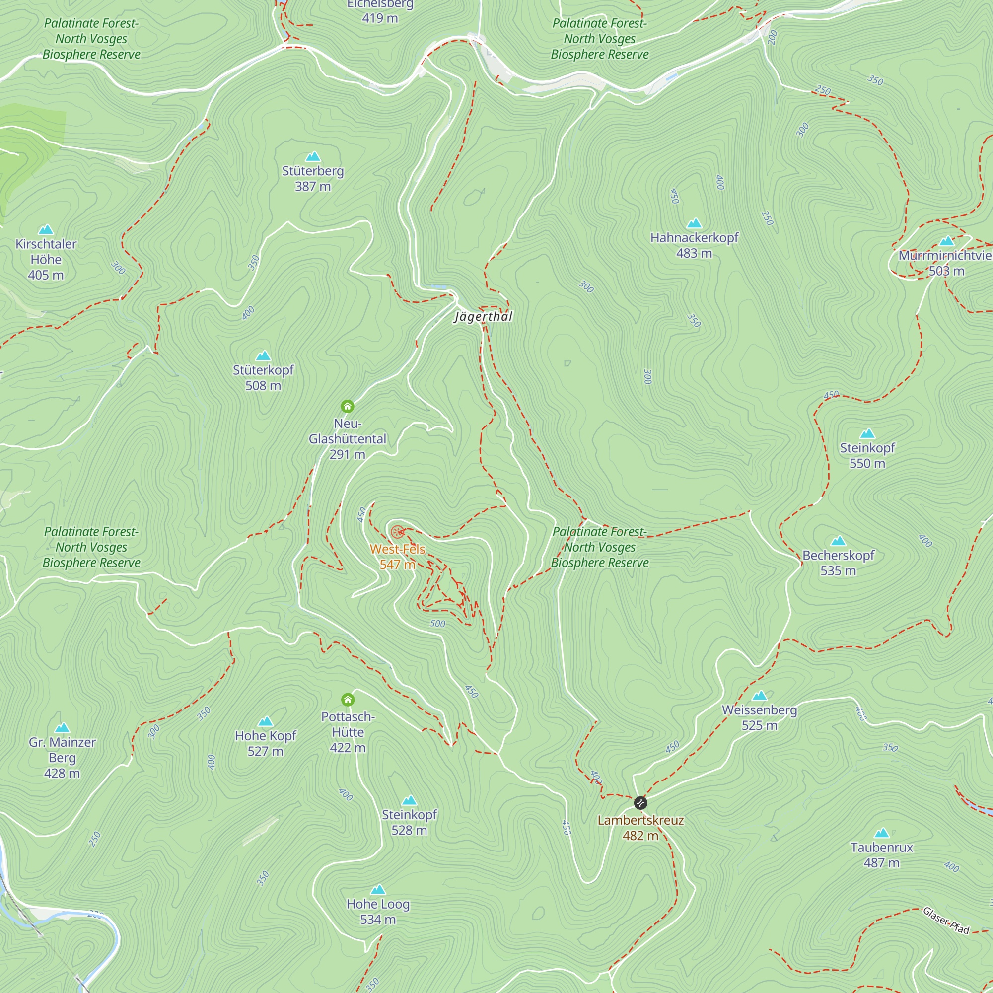 Westfelshütte map