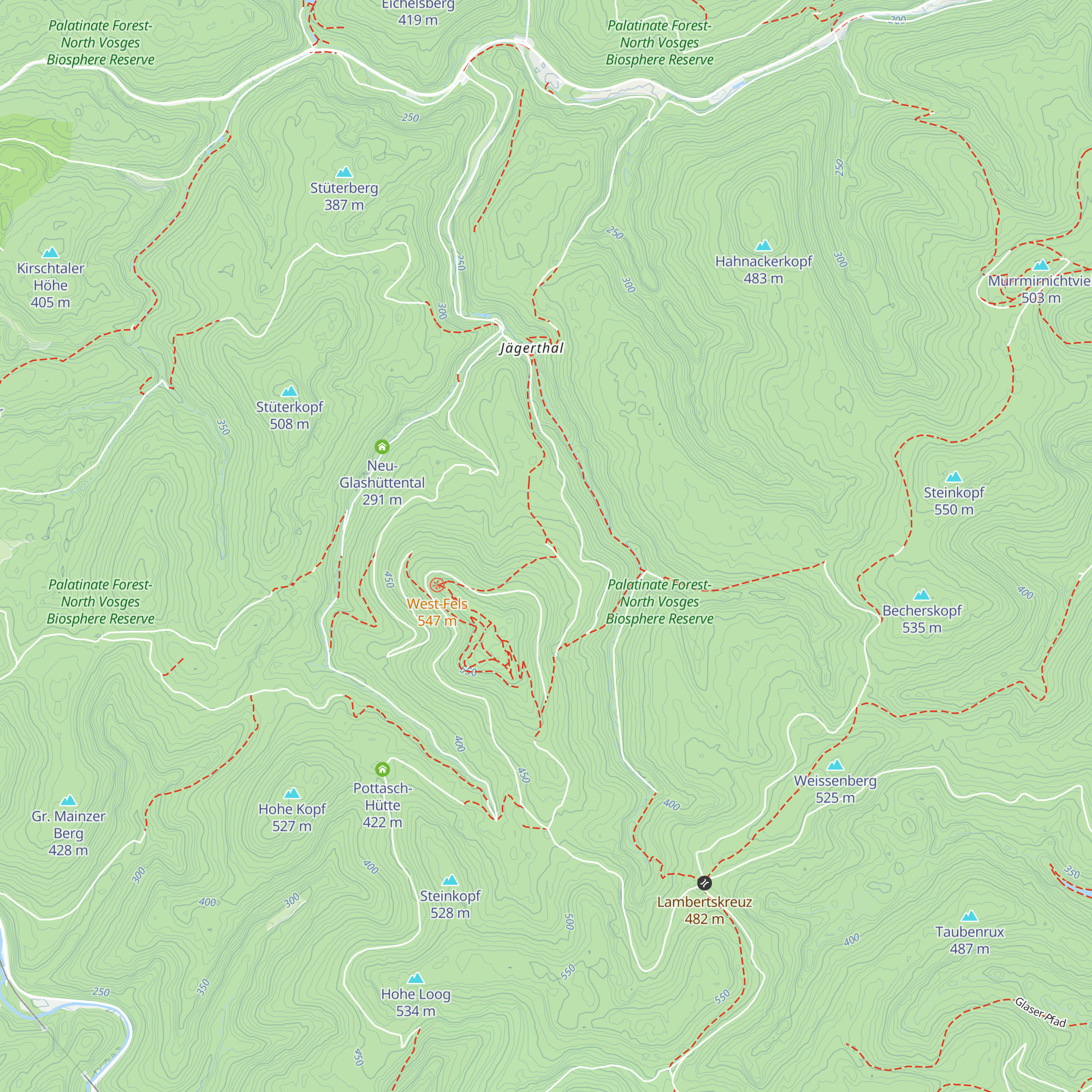 Westfelshütte map