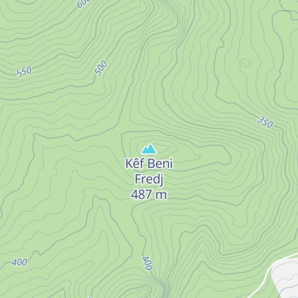 Map of Kêf Beni Fredj