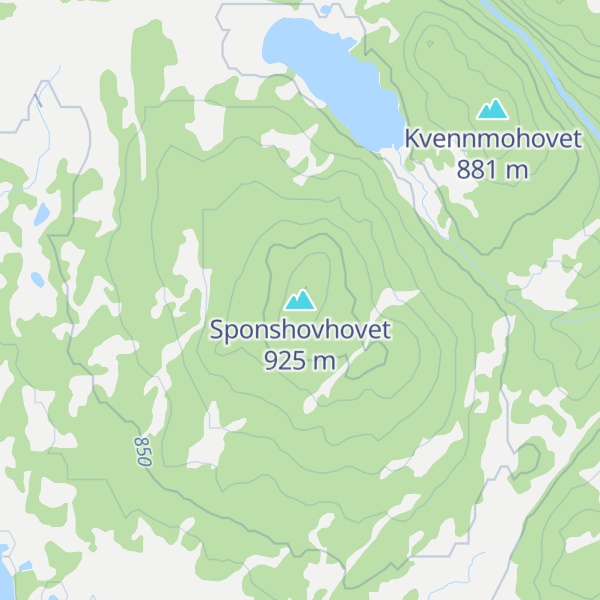 Map of Sponshovhovet