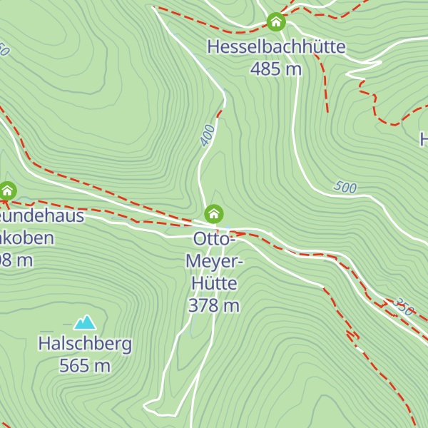 Map of Otto-Meyer-Hütte