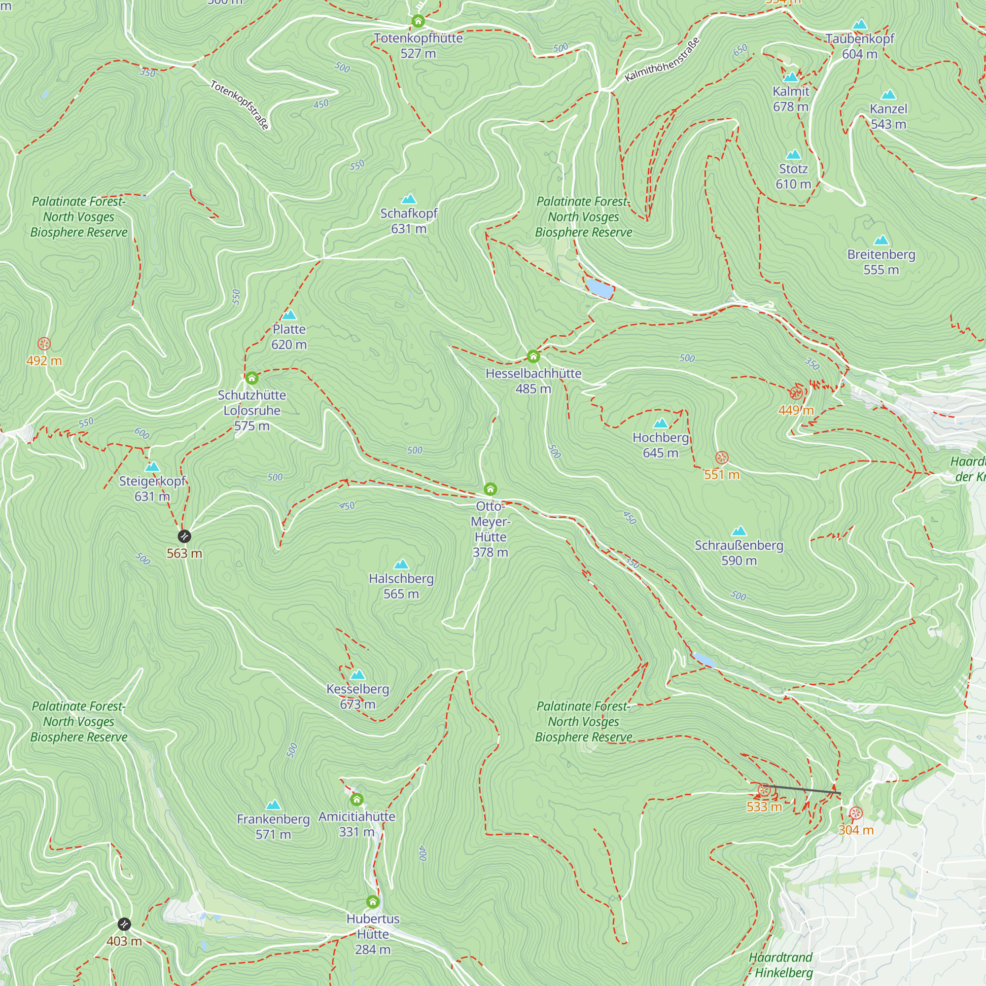 Edenkobener Hütte "Am Hüttenbrunnen" map