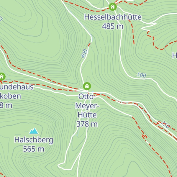 Map of Edenkobener Hütte "Am Hüttenbrunnen"