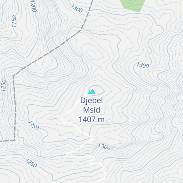 Map of Djebel Msid